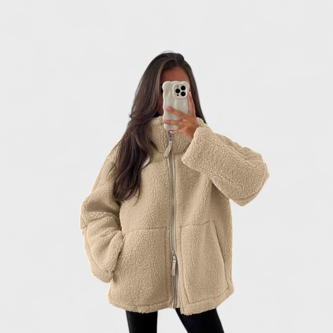 Kaja - Morbido cappotto di peluche