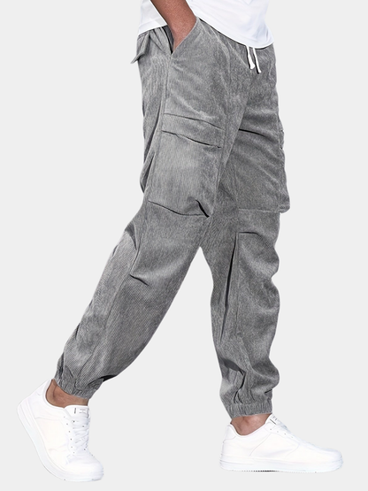 LUXSSE | PANTALONI CARGO IN CORDUROY