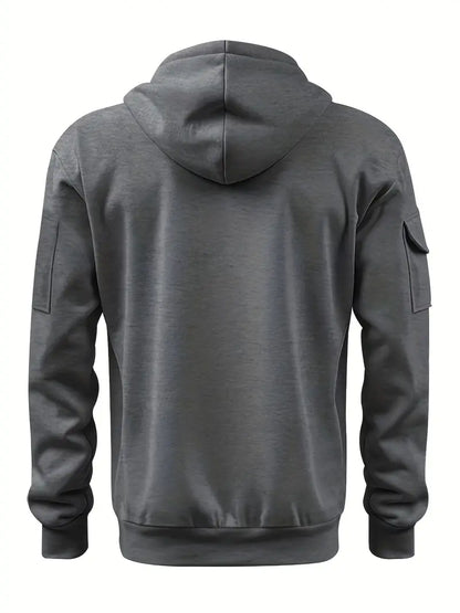 LUCA | FELPA IN PILE CASUAL CON CAPPUCCIO