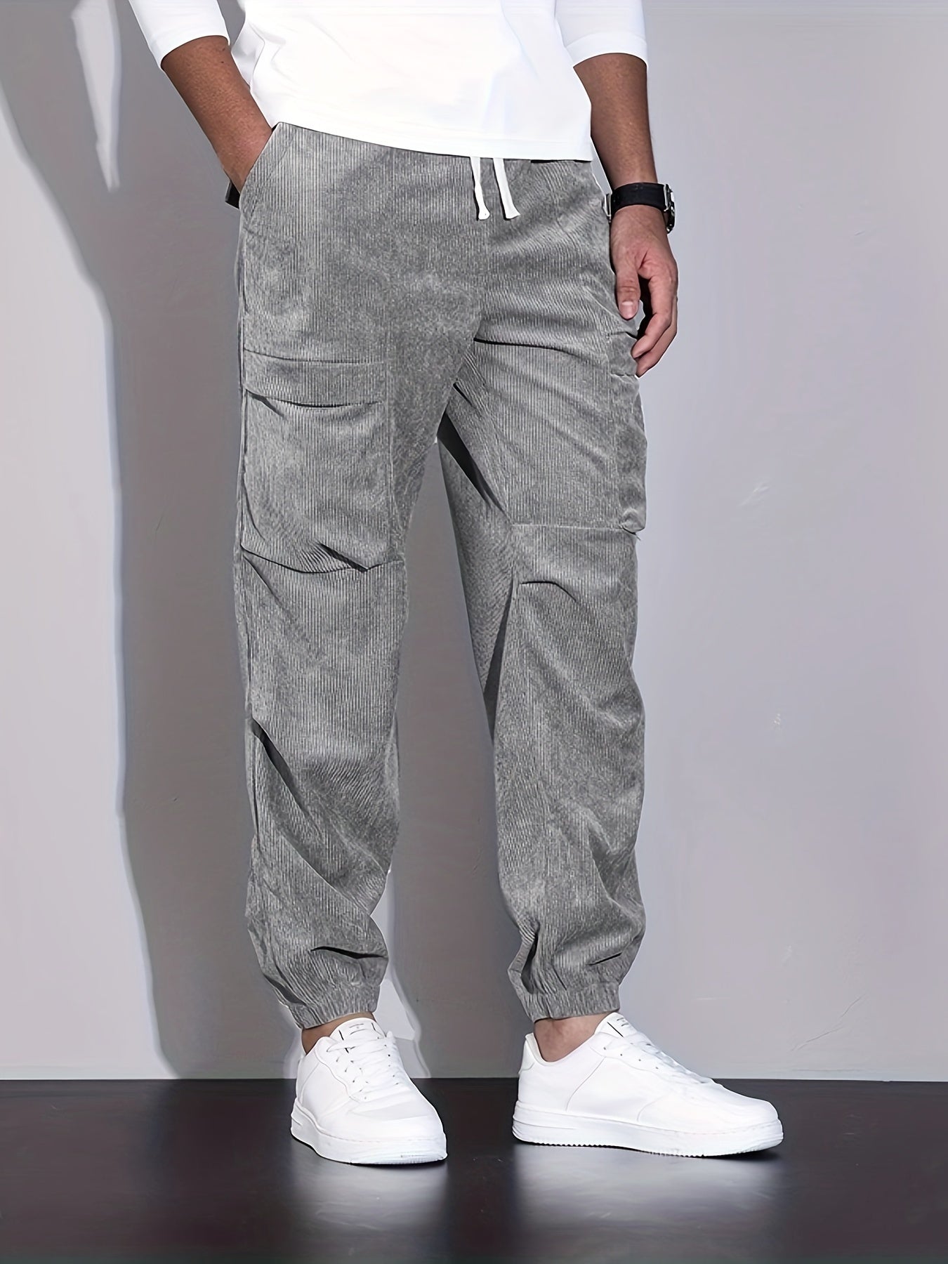 LUXSSE | PANTALONI CARGO IN CORDUROY