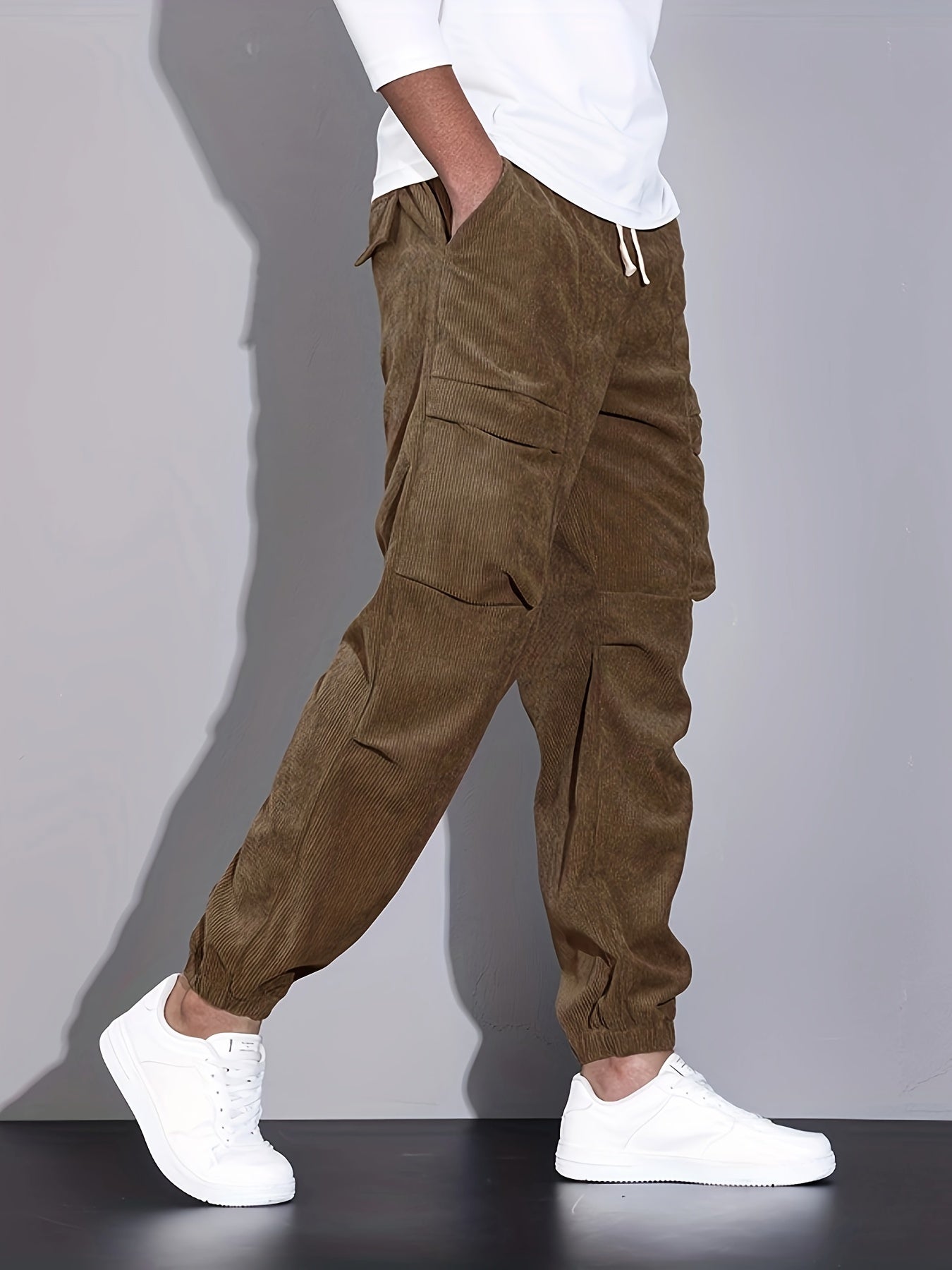 LUXSSE | PANTALONI CARGO IN CORDUROY
