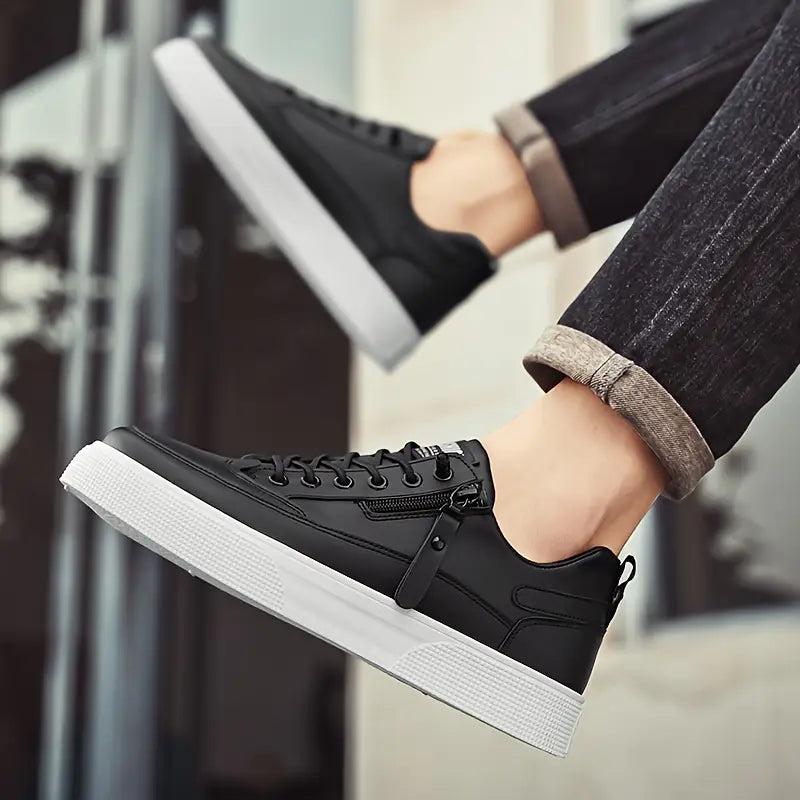 CIRO | SNEAKERS IN PELLE CON DETTAGLIO ZIP