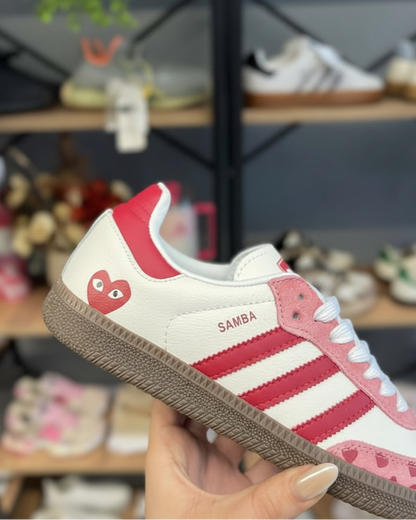 Samba x Comme des Garçons — Édition Cœurs Vintage