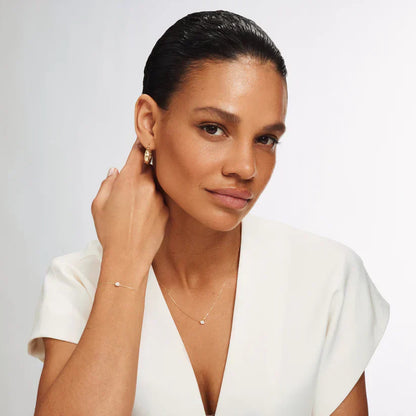 Bracelet en Or 14k Moissanite