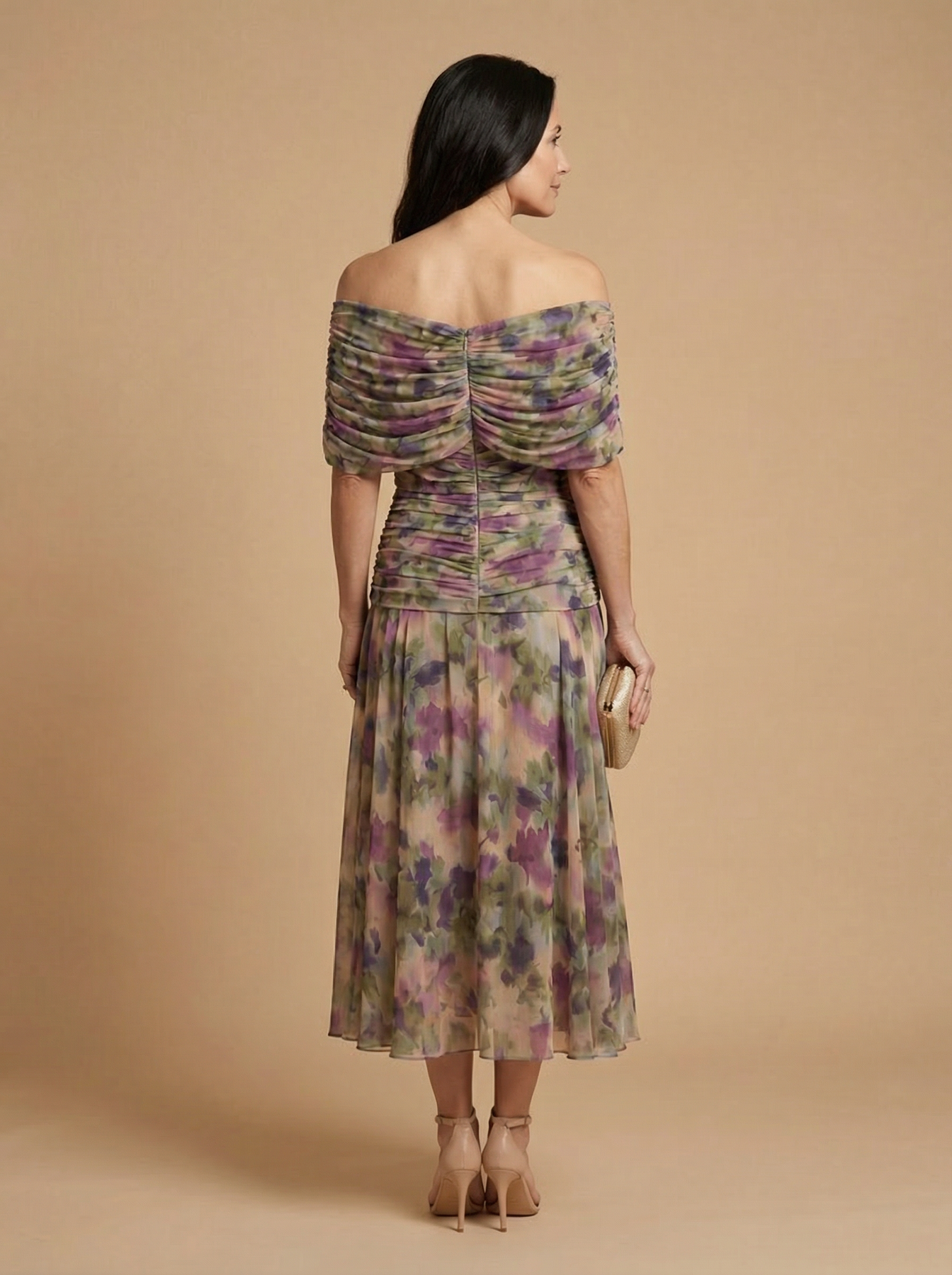Luisa | Robe Longue Élégante Col en V