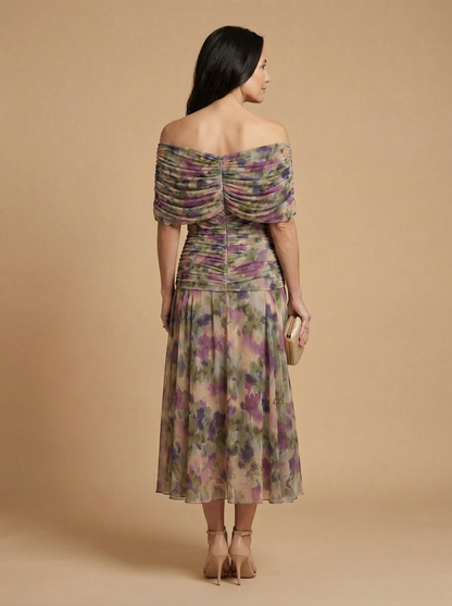 Luisa | Robe Longue Élégante Col en V