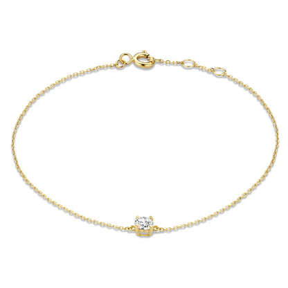 Bracelet en Or 14k Moissanite