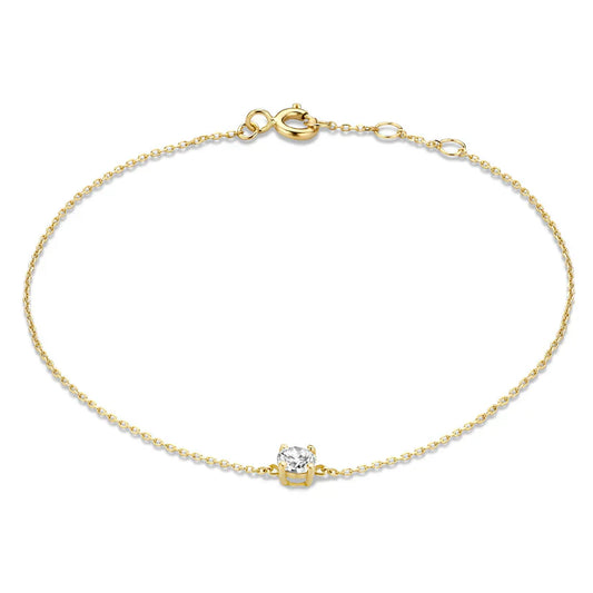 Bracelet en Or 14k Moissanite