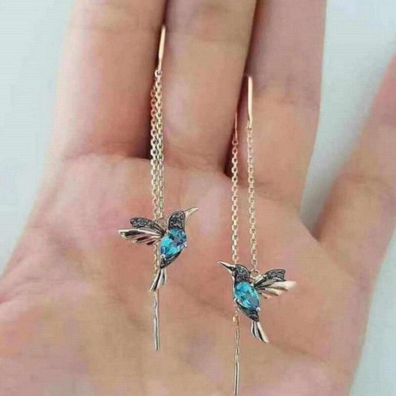 Boucles d'oreilles Kolibri Émaillées