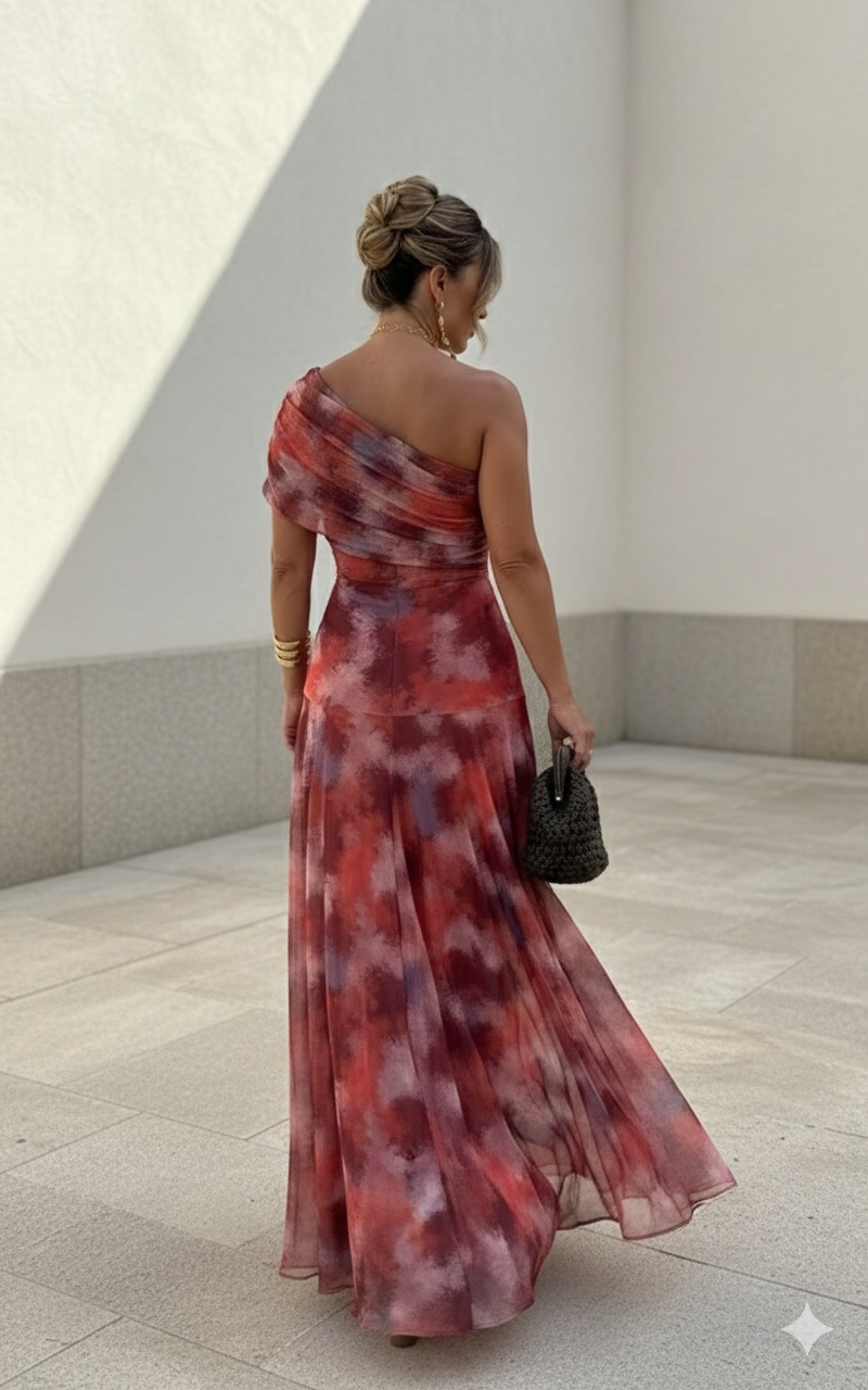 Uma | Robe Longue Fluide Élégante Jour et Nuit